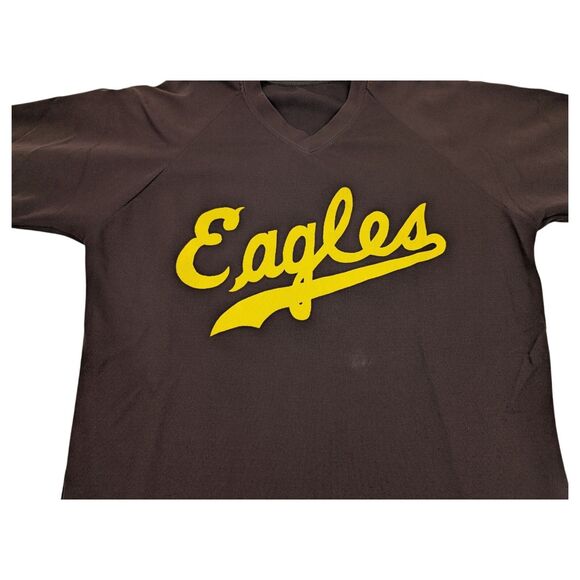 Eagles Brown Yellow # 10 Pro Cut Jersey - Picture 3 of 9